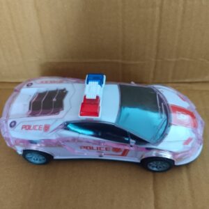 Toy Police Car Silver Color